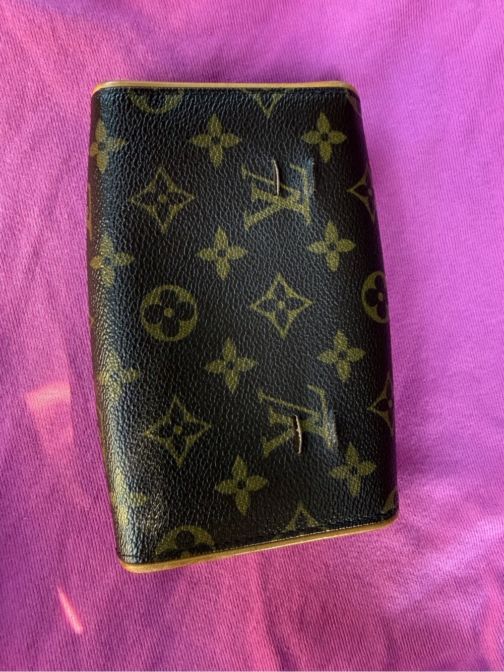 Louis Vuitton Monogram Canvas Brown & Tan Clutch - Picture 2 of 4